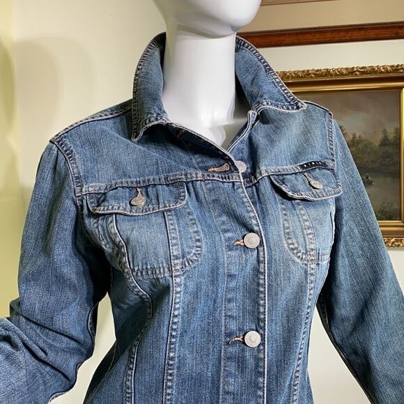 Sisley Vintage Denim Jean Jacket - Picture 7 of 14